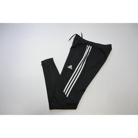 Adidas Soccer Sweat Pants ClimaCool Tapered Striped w/Pockets Womens XS XSmall - Picture 1 of 10